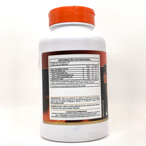 OLEO DE SEMENTE DE ABOBORA COM VITAMINA E - Imagem 2