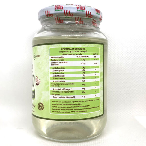 ÓLEO DE COCO EXTRA VIRGEM 500ML - Imagem 2