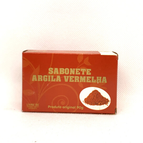 SABONETE ARGILA VERMELHA