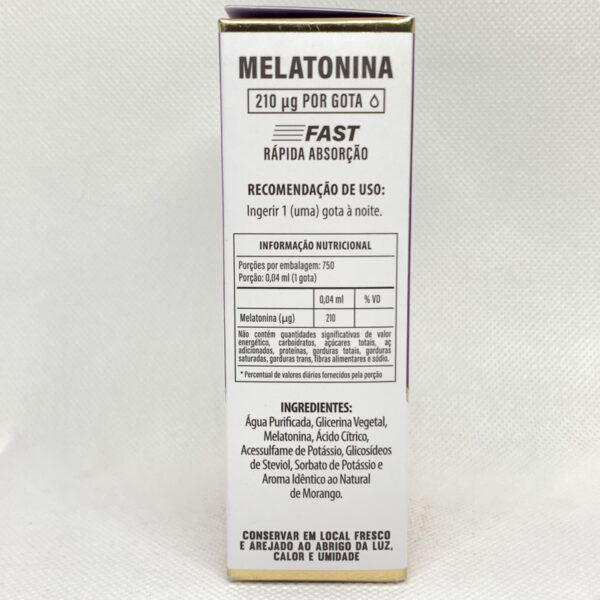 MELATONIA SUBLINGUAL SABOR MORANGO - Imagem 3