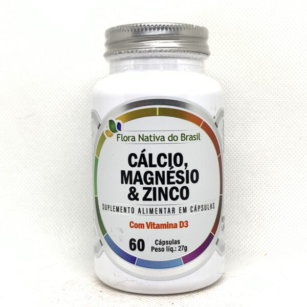CÁLCIO, MAGNÉSIO & ZINCO