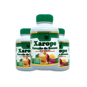 KIT 3un XAROPE CORAÇÃO DE BANANA