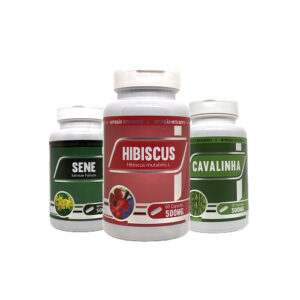 Kit Desincha - Sene, Hibiscus e Cavalinha
