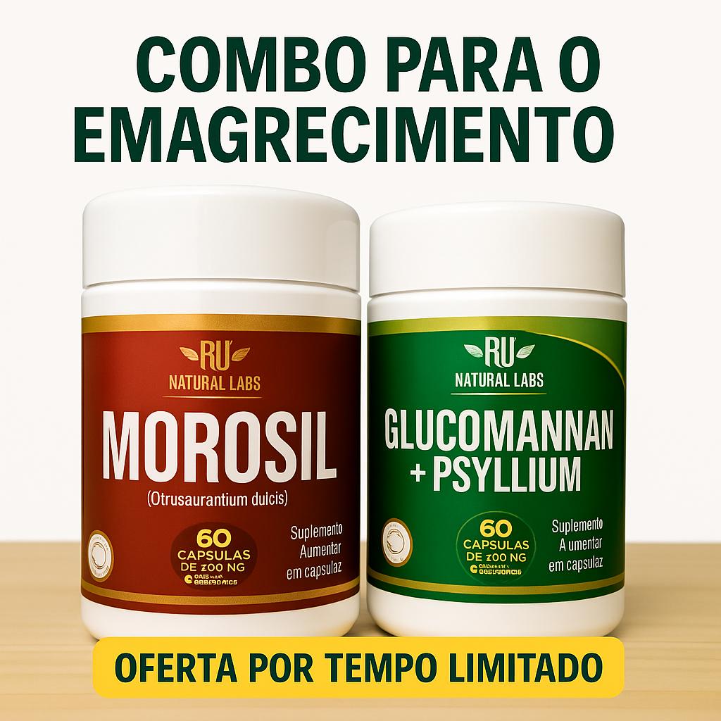 morosil, glucomanan, psyllium, emagrecimento