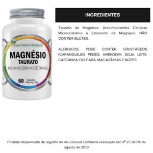 magnésio taurato
